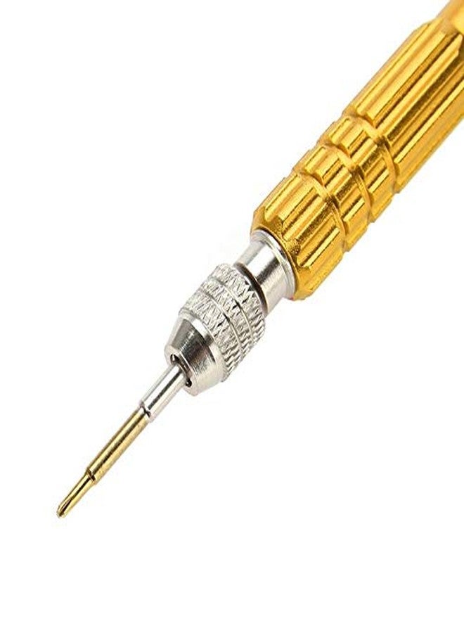 فيدوس مجموعة مفكات متعددة الوظائف 5 في 1 من فيدوس، بمقبض صغير، مصنوعة من الألومنيوم، أداة صيانة الهاتف، متعددة الألوان - Image 4